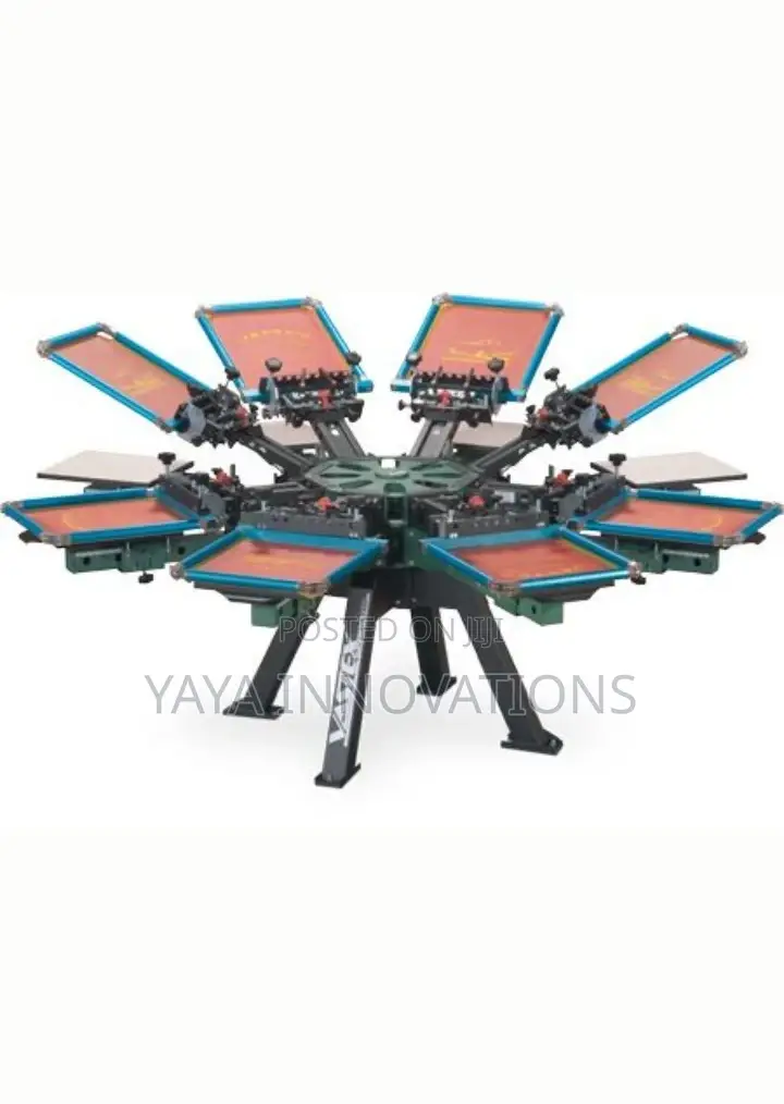8 Colors 8 Station Screen Printing Machine
