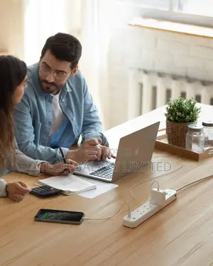 Anker Extension Lead With 2 USB Ports and 4 Wall Outlets