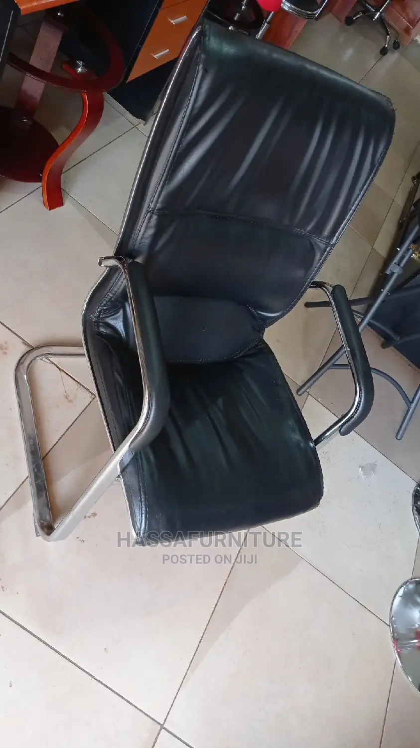 Leather Waiting Chair Brand New