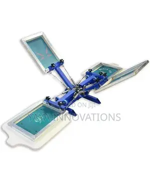 Screen Printing Machine 4 Colour Double Station Printer