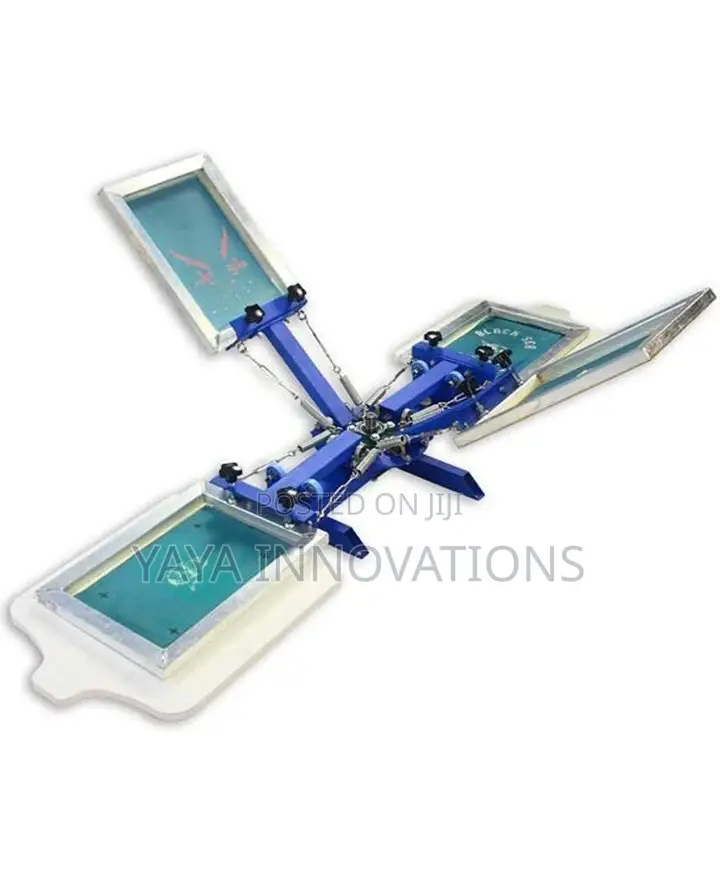 Screen Printing Machine 4 Colour Double Station Printer