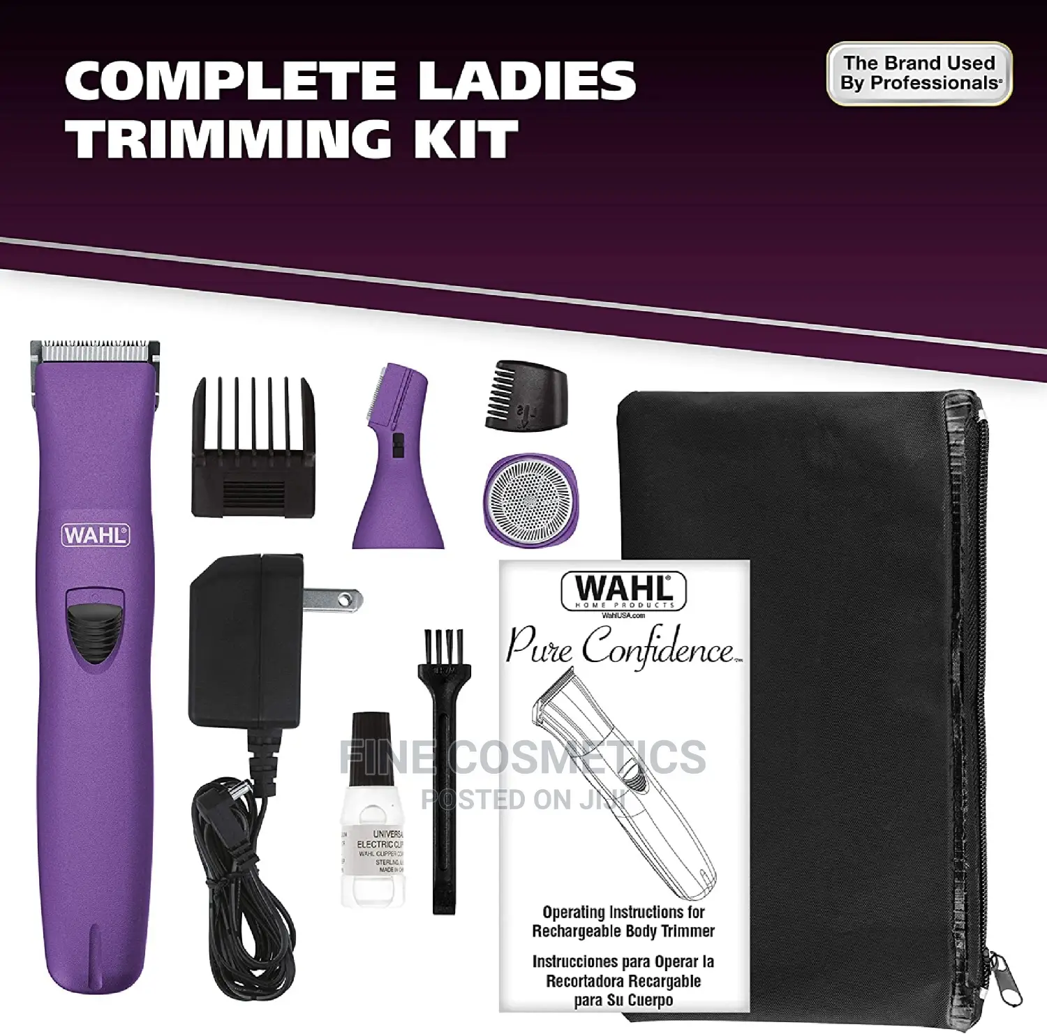 WAHL Pure Confidence Ladies Grooming Kit, Shaver for Ladies