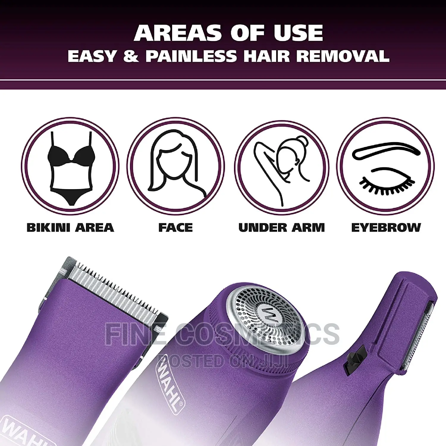 WAHL Pure Confidence Ladies Grooming Kit, Shaver for Ladies