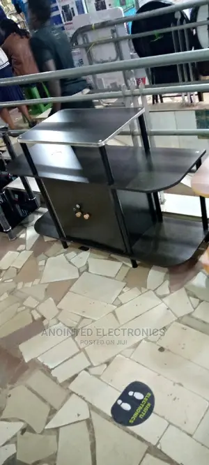 Black Wooden TV Stand