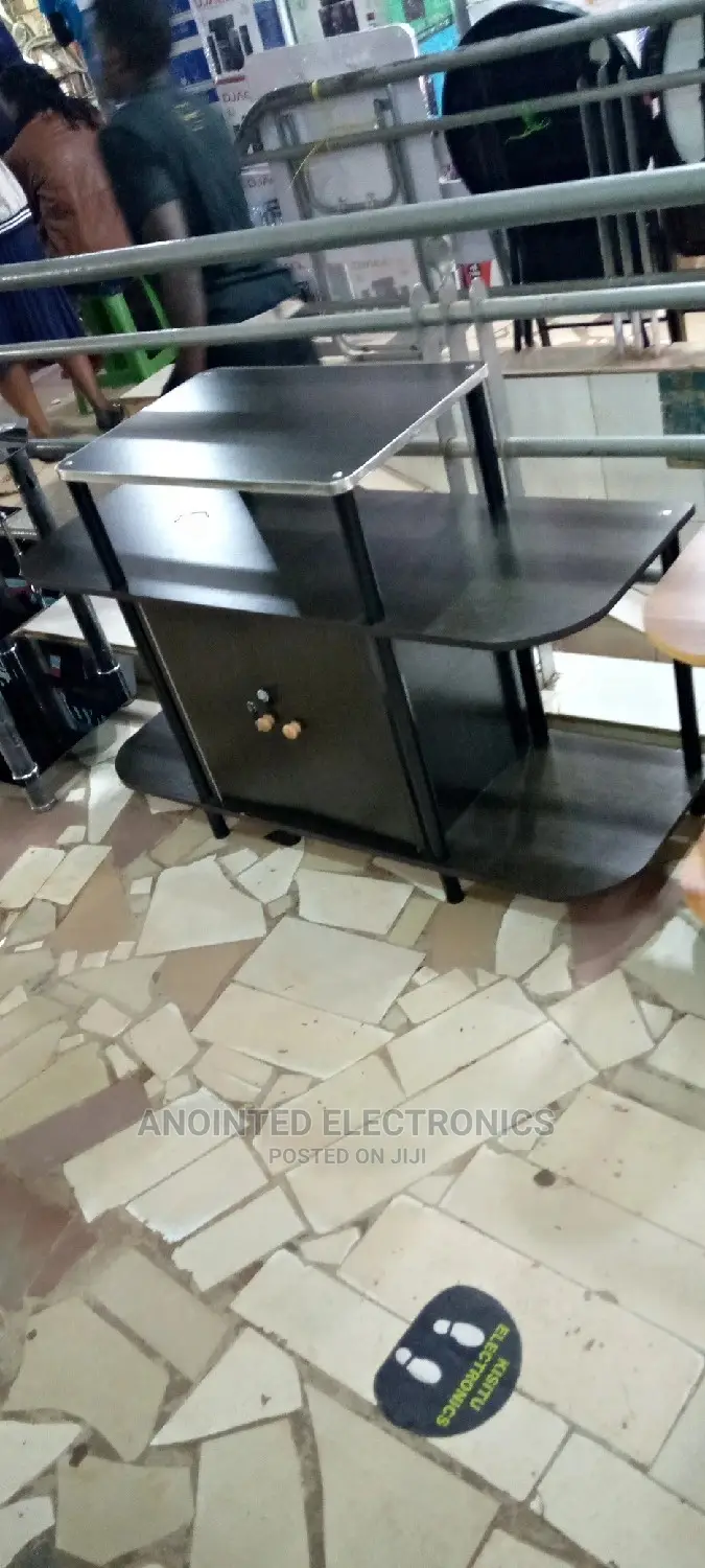 Black Wooden TV Stand