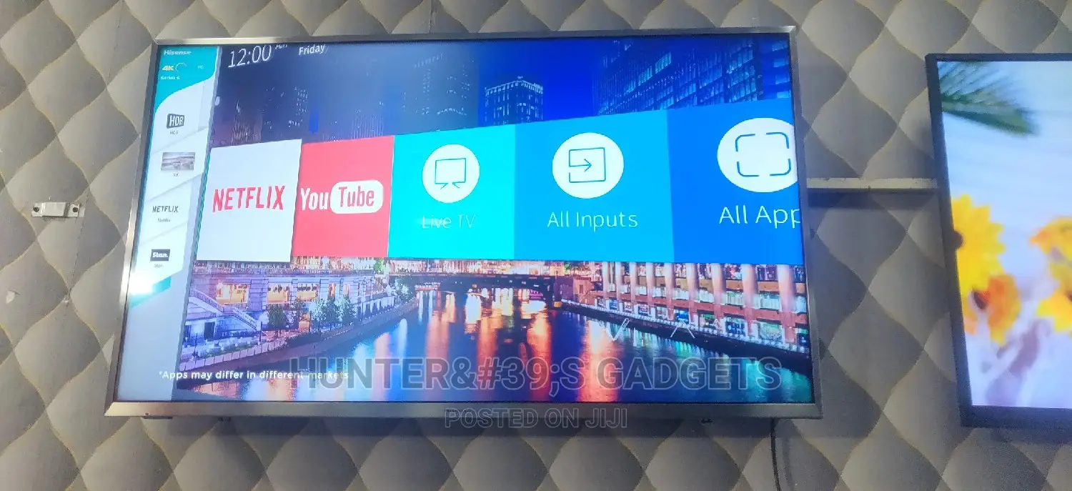 Uhd 4k 43inch Hisense Smart Digital Tv With Metallic Gold