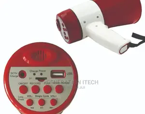 Megaphone -Recheable With Usb and Memory Card Slot