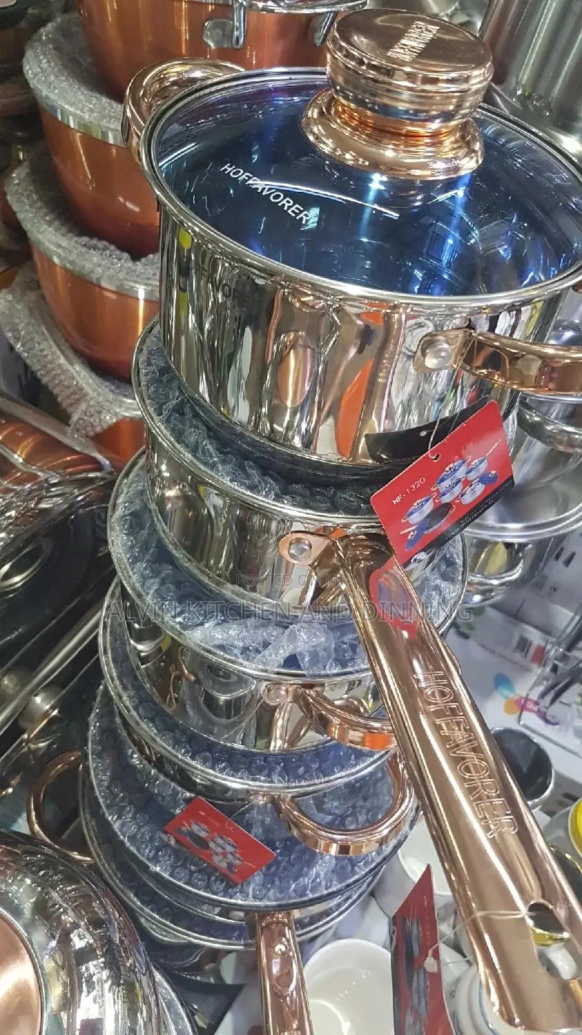 Stainless Steel Induction Cookware Set,