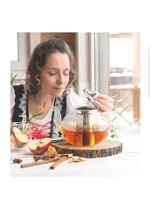 Glass Teapot With Infuser, Stovetop Safe Tea Kettle