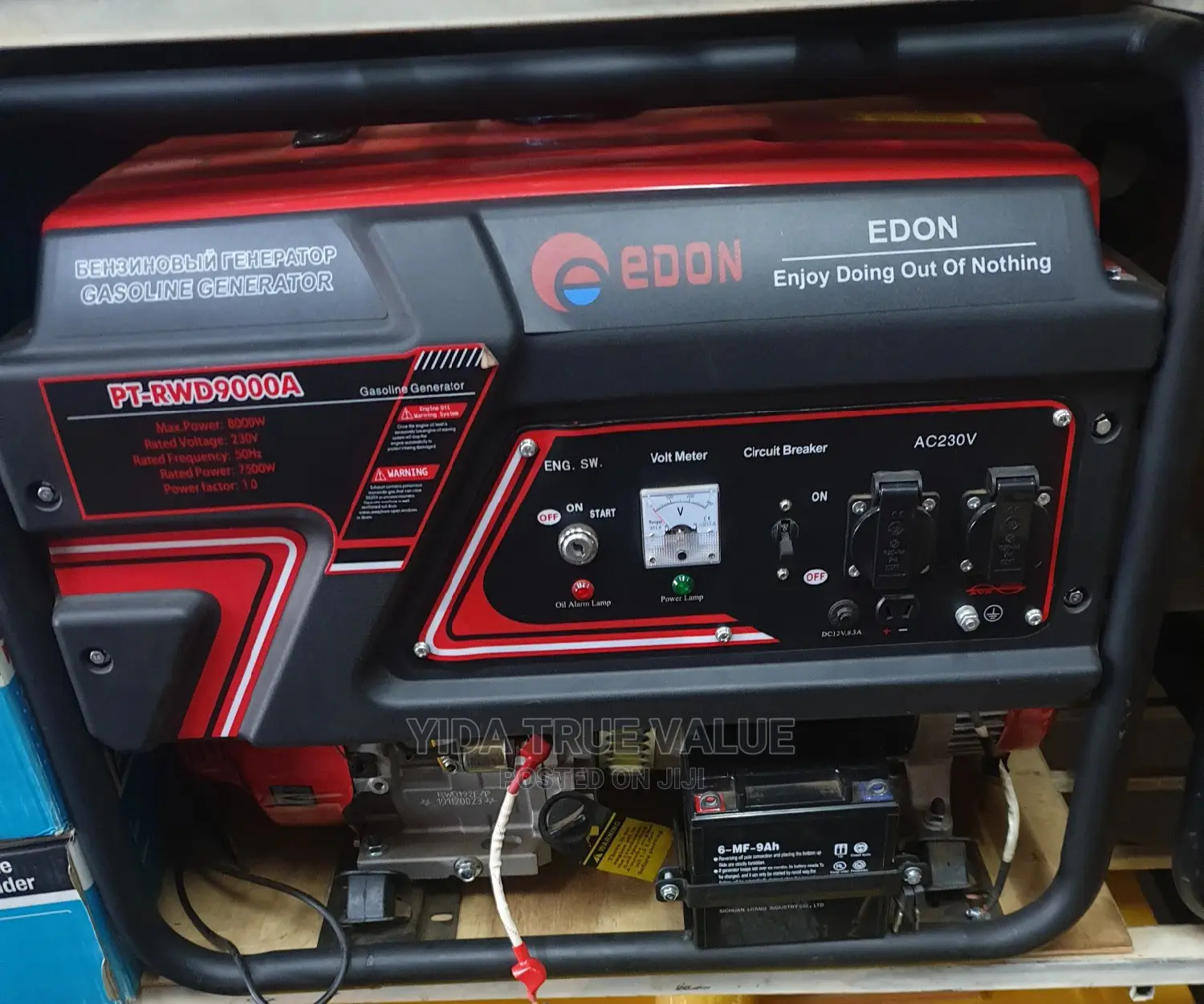 Generator 6.5kv Gasoline Edon Type