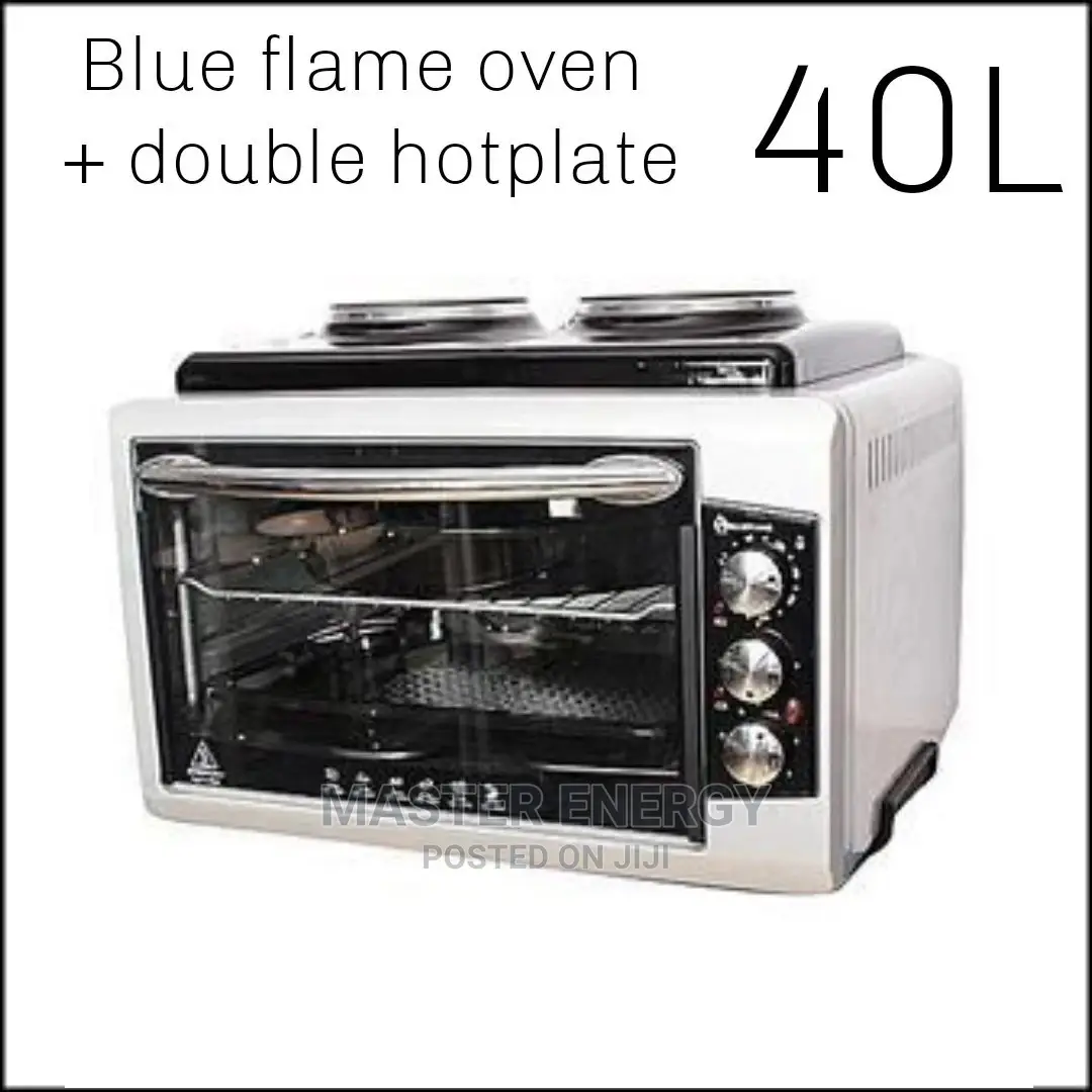 40L Blue Flame Oven With Double Hotplates