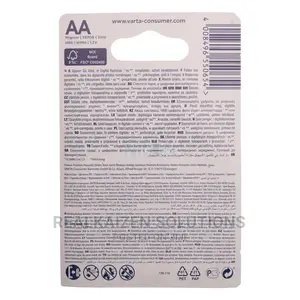 Varta Recharge AA Accu Rechargeable Batteries AA 2100mah