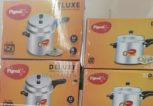 Pigeon by Stovekraft Deluxe Aluminium 12L Pressure Cooker