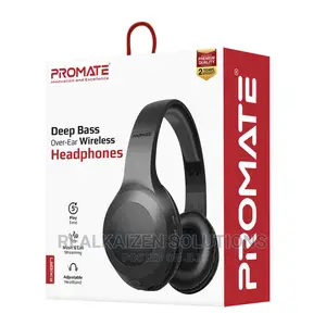 Promate Deep Bass Over-Ear Premium Wireless Headphones