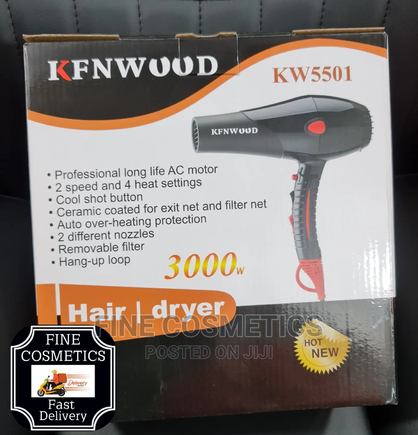 KFNWUUD Professional Hand Hair Dryer Ultra-Quiet Hair Blower
