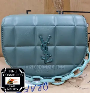 YSL Flap Vegan Leather Small Square Women's Office Handbags