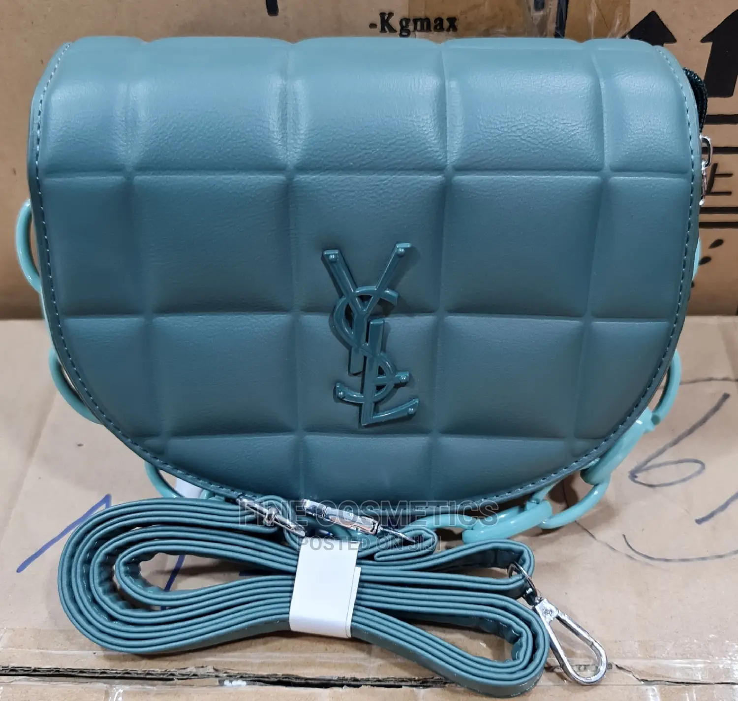 YSL Flap Vegan Leather Small Square Women's Office Handbags