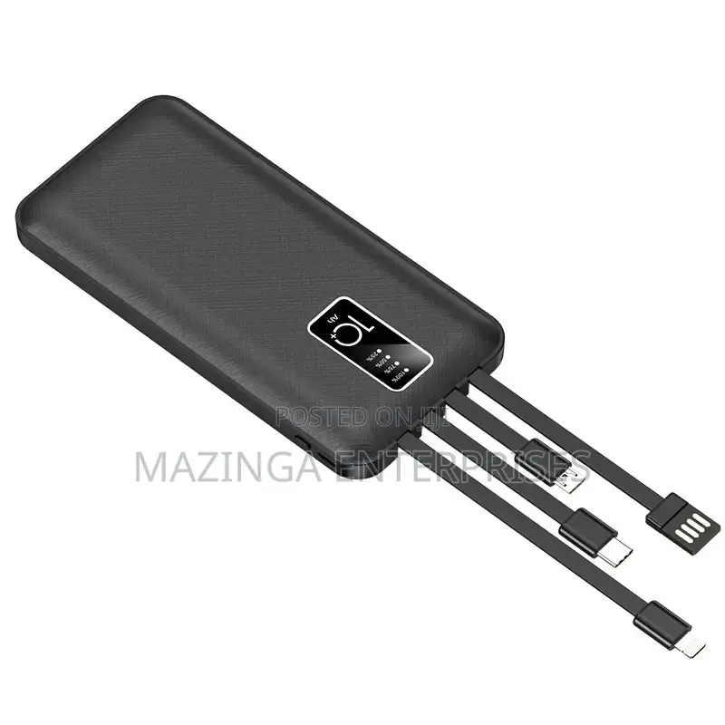 4in1 Premium Self Contained Power Bank 10000mah