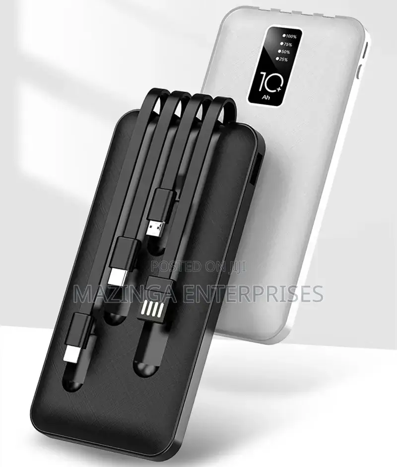4in1 Premium Self Contained Power Bank 10000mah