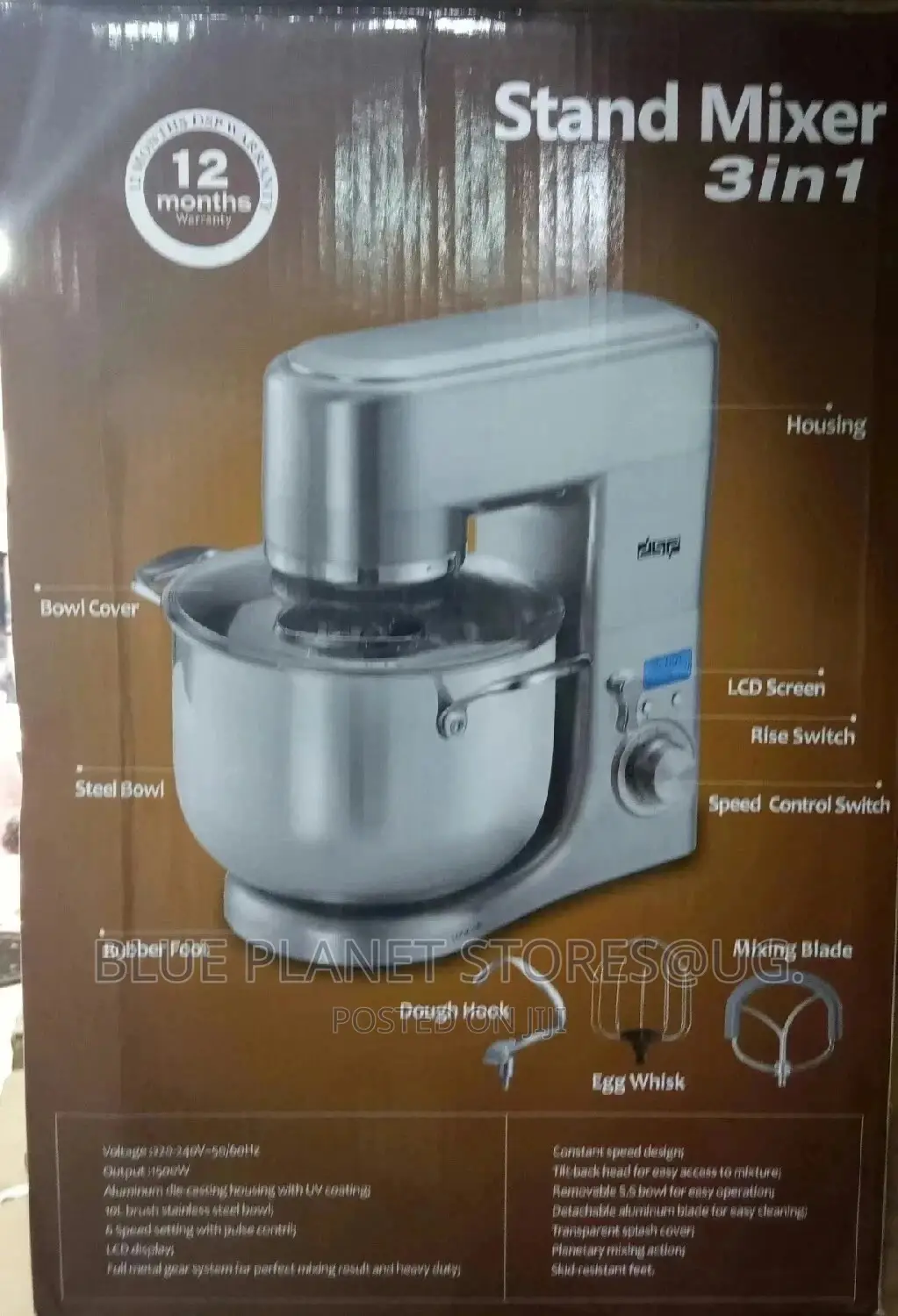 DSP 10 Litres 3_in_1 Stand Mixers \\ COMMERCIAL.