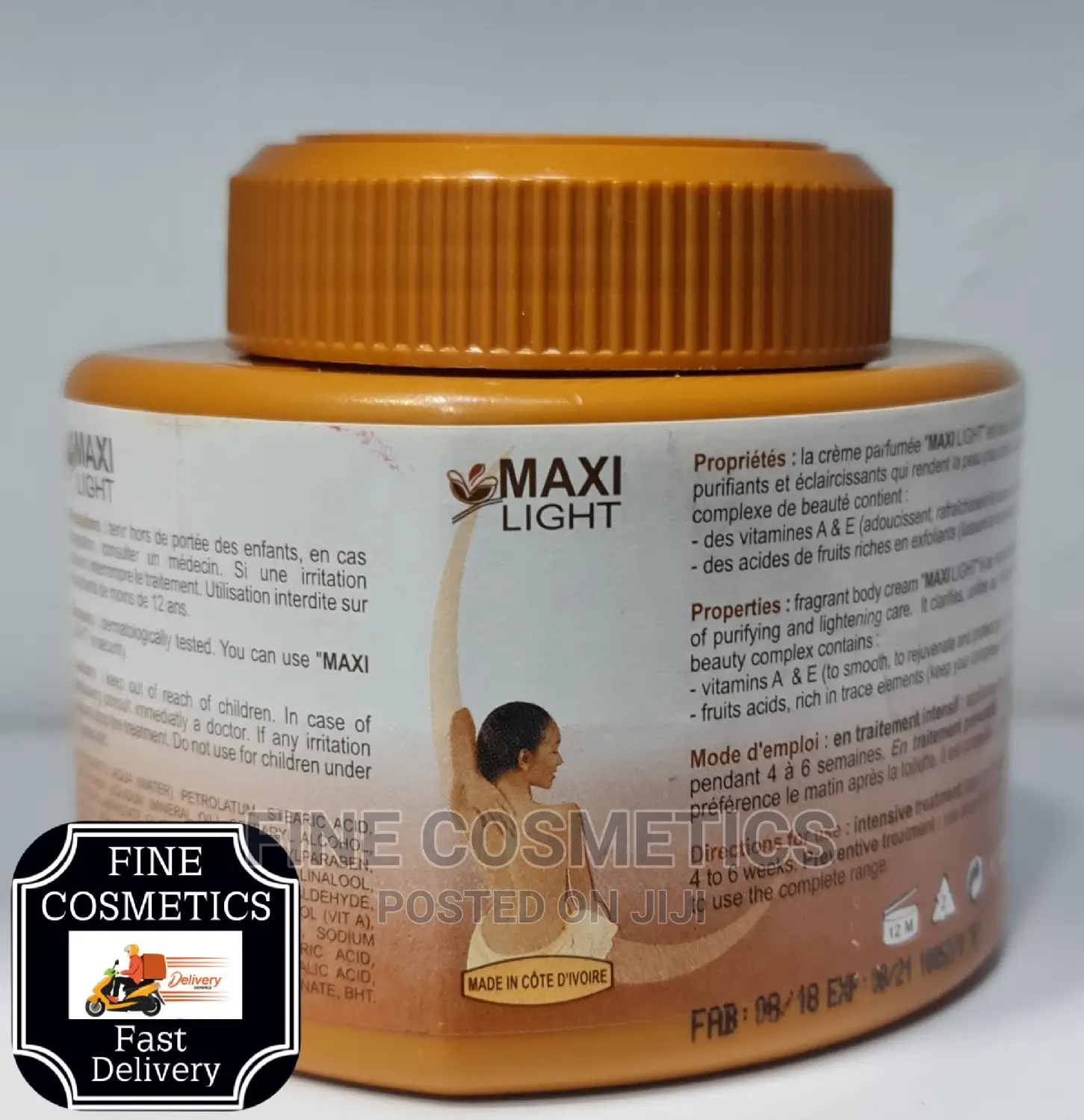 Maxi Light Purifying Body Creme 18.9 Oz