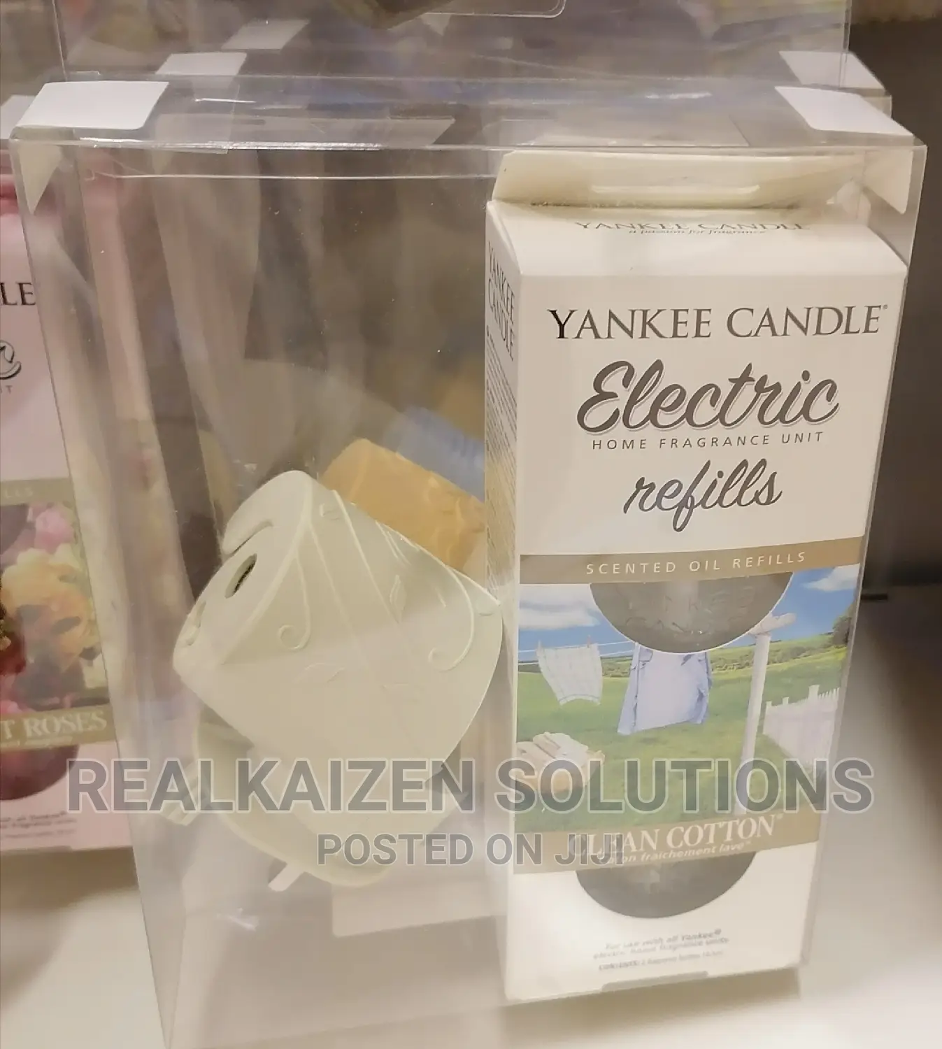 Yankee Candle Fresh Cut Roses Clean Cotton Scent Plug Refill