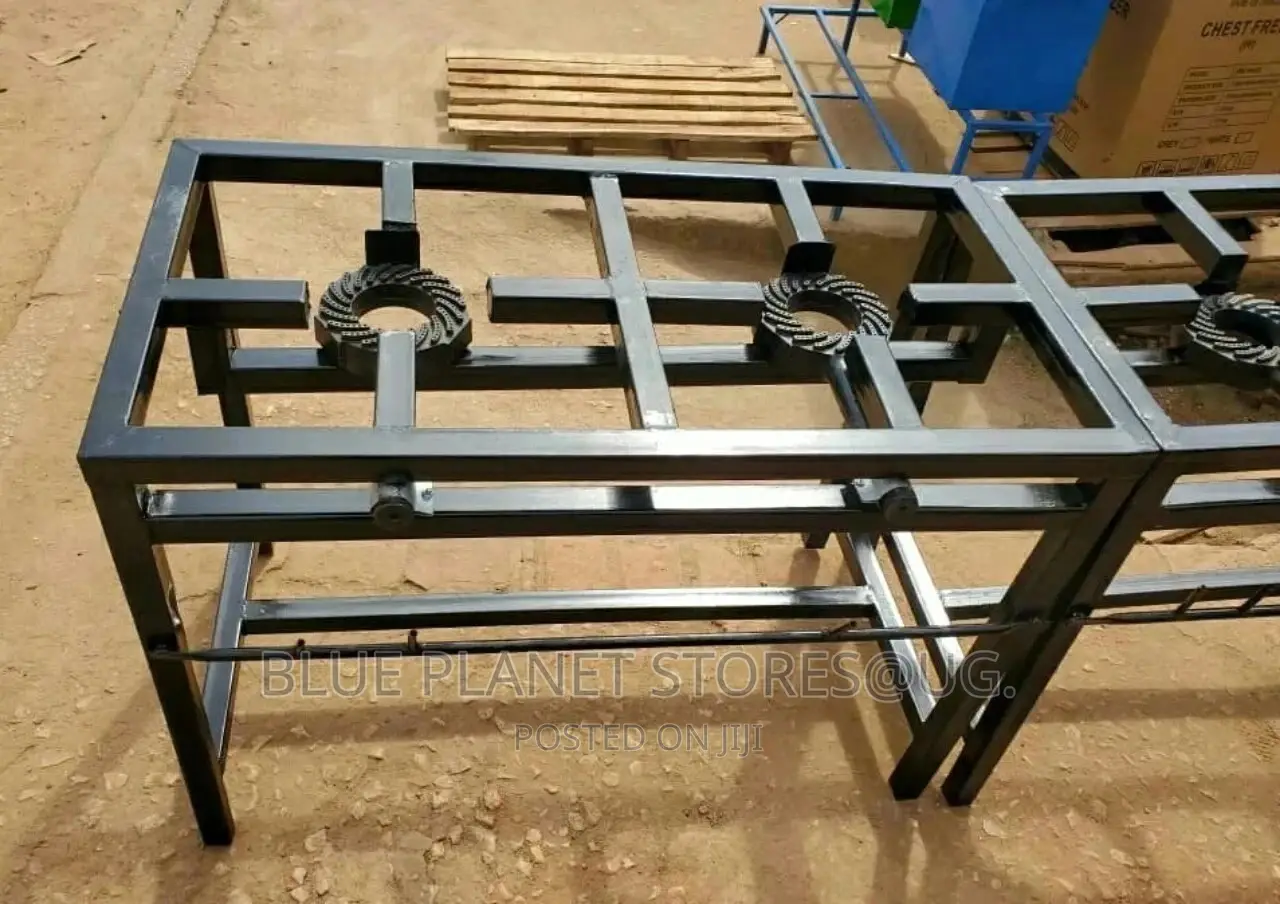 Double Commercial/Industrial Gas Burners \\ Hard Metal Body.