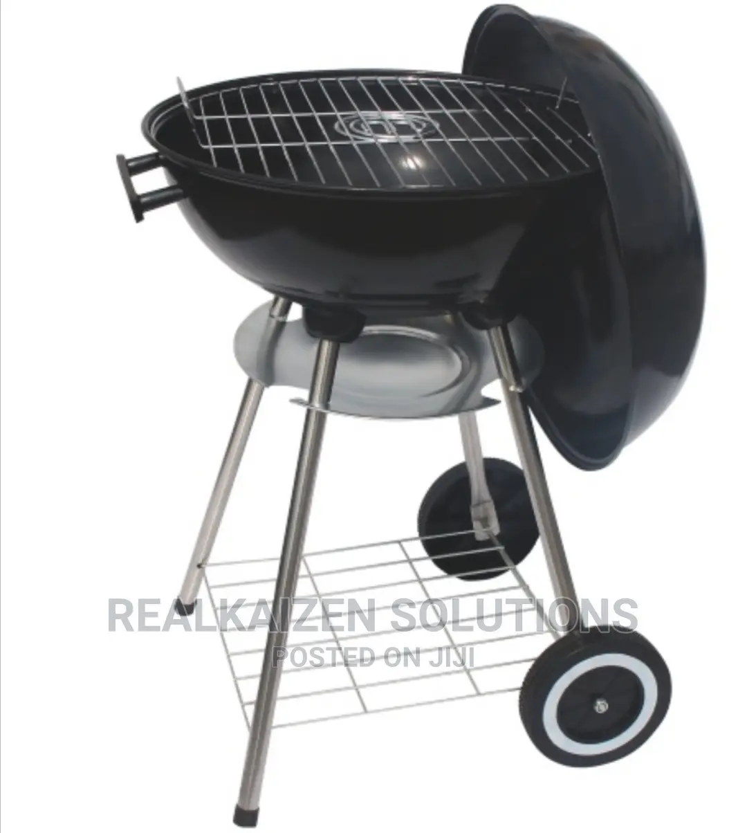 Masterchef Portable Kettle Charcoal Grill Braai 43cm