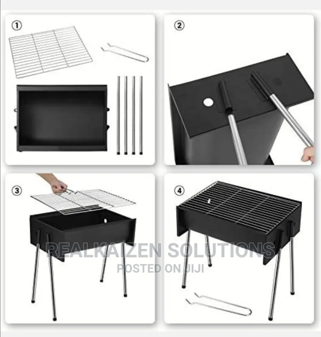 Expert Grill Midi Steel Charcoal Braai Medium Size