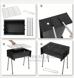 Expert Grill Midi Steel Charcoal Braai Medium Size
