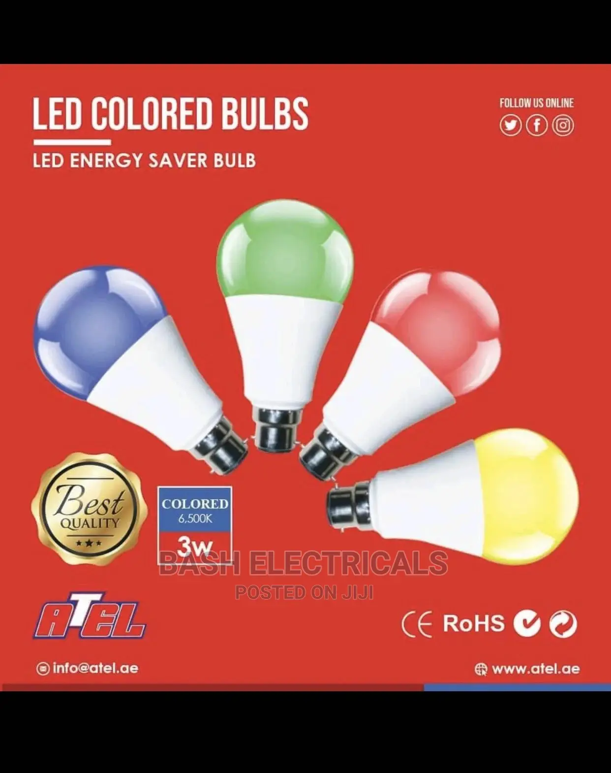 Led Coloured Bulbs