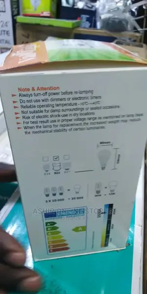 Val Light LED Emergency Rechergeable Bulb