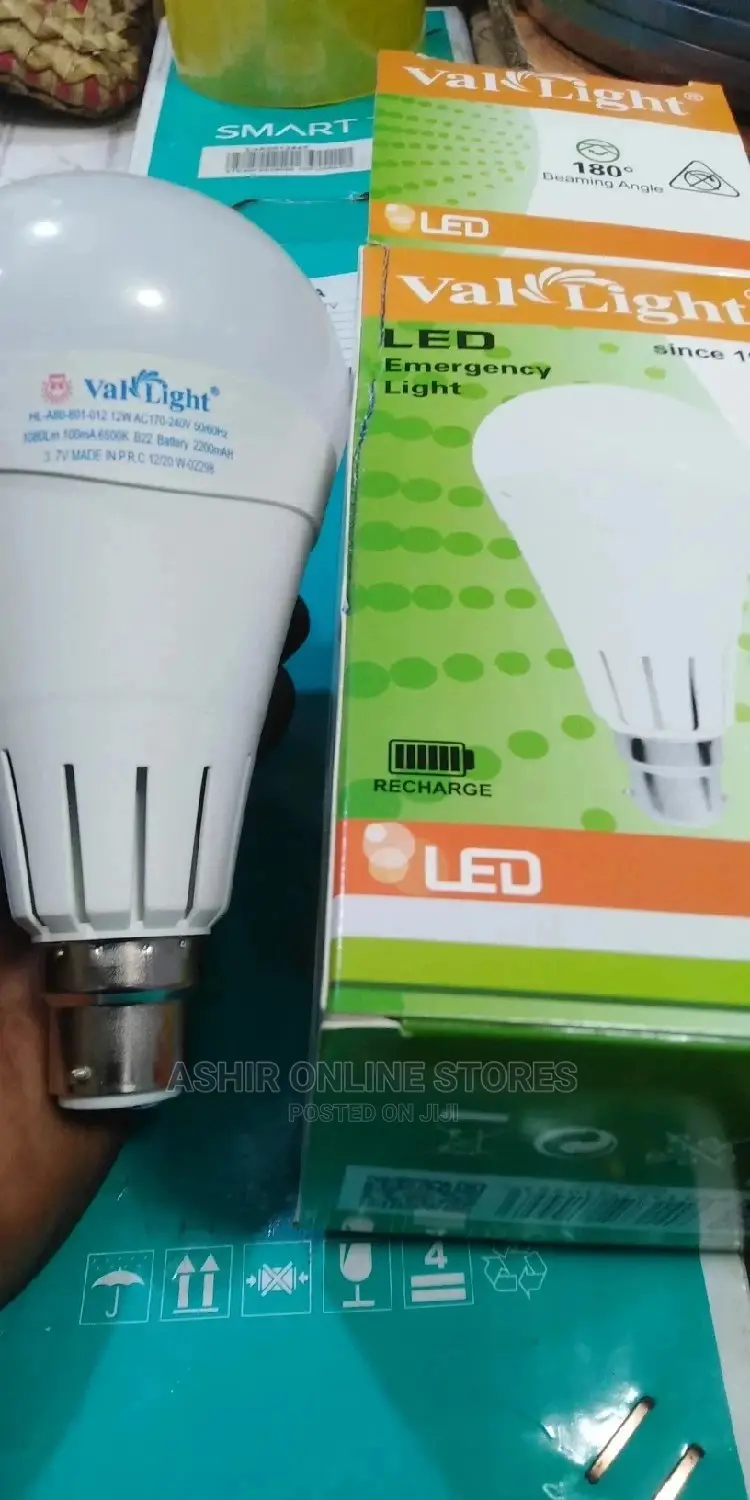 Val Light LED Emergency Rechergeable Bulb