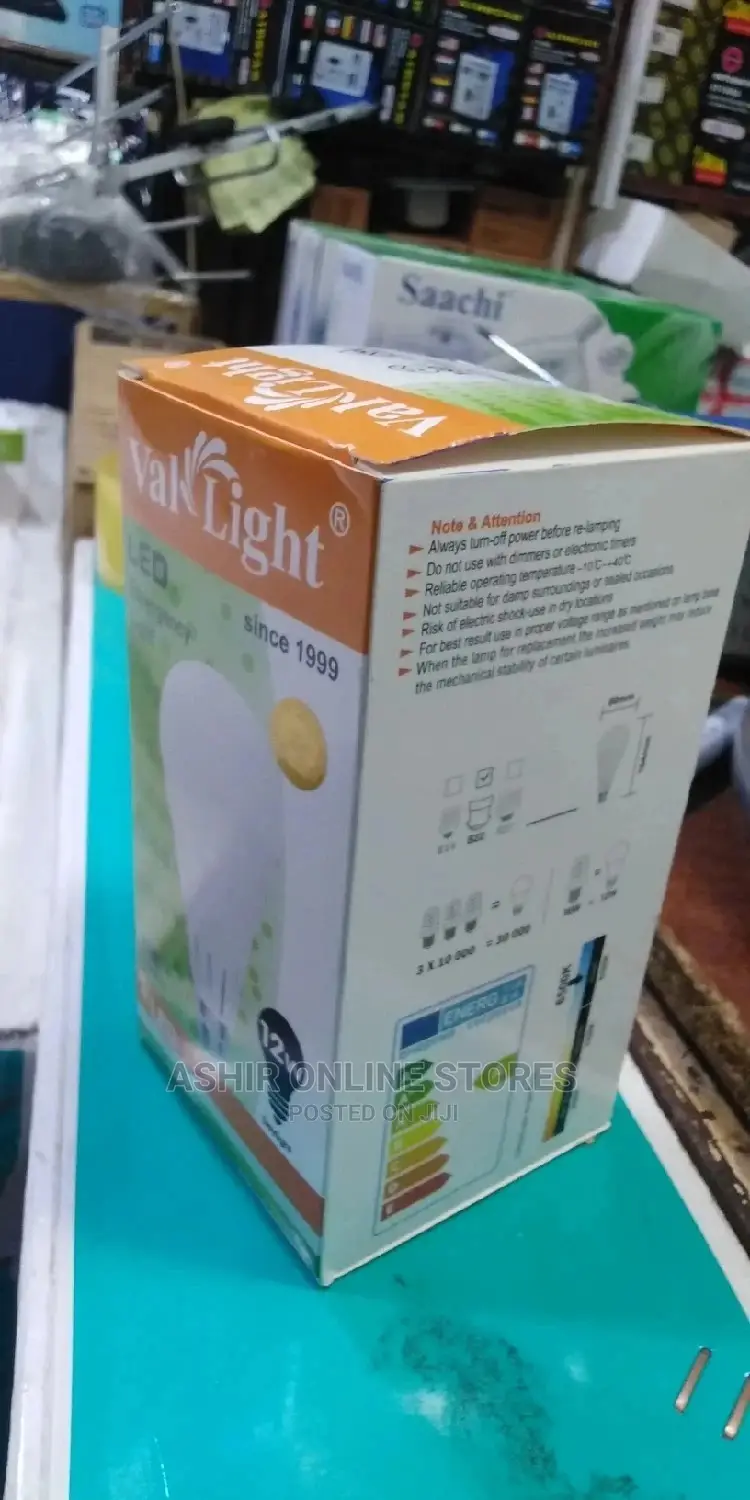 Val Light LED Emergency Rechergeable Bulb