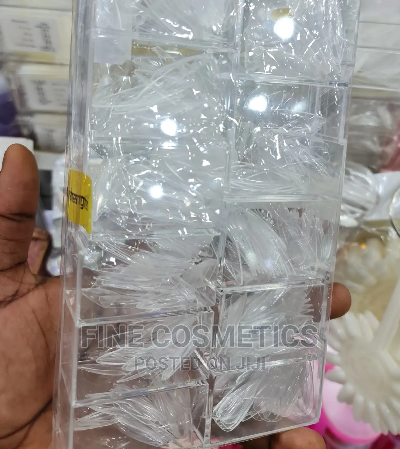 500pcs Clear Long Coffin Nails Full Cover Press on Nails