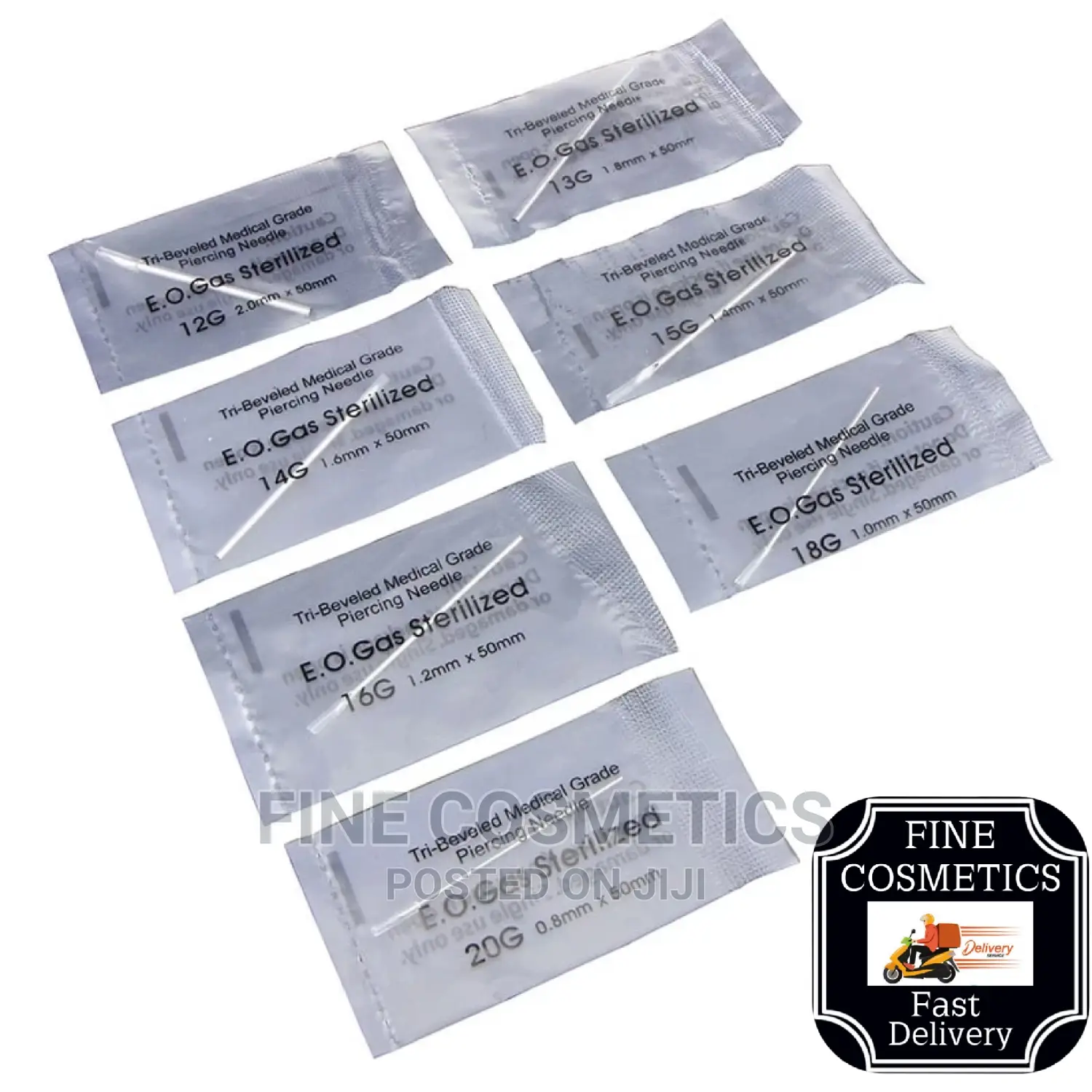 1pc Disposable Body Piercing Needles For Nose,Ears,Navel Etc