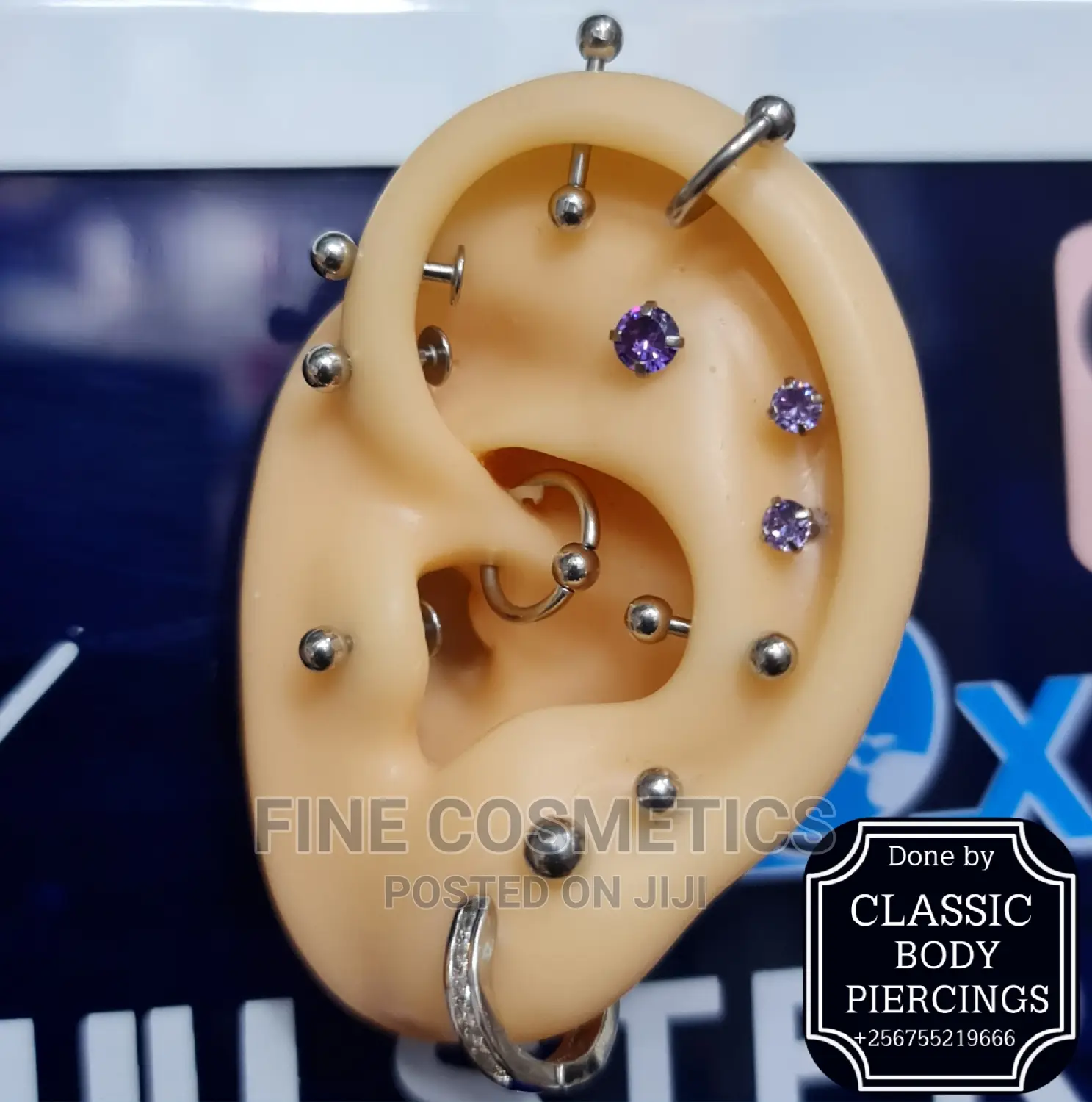 1pc Hot Selling Silver Plated Sparkling Earrings for Women