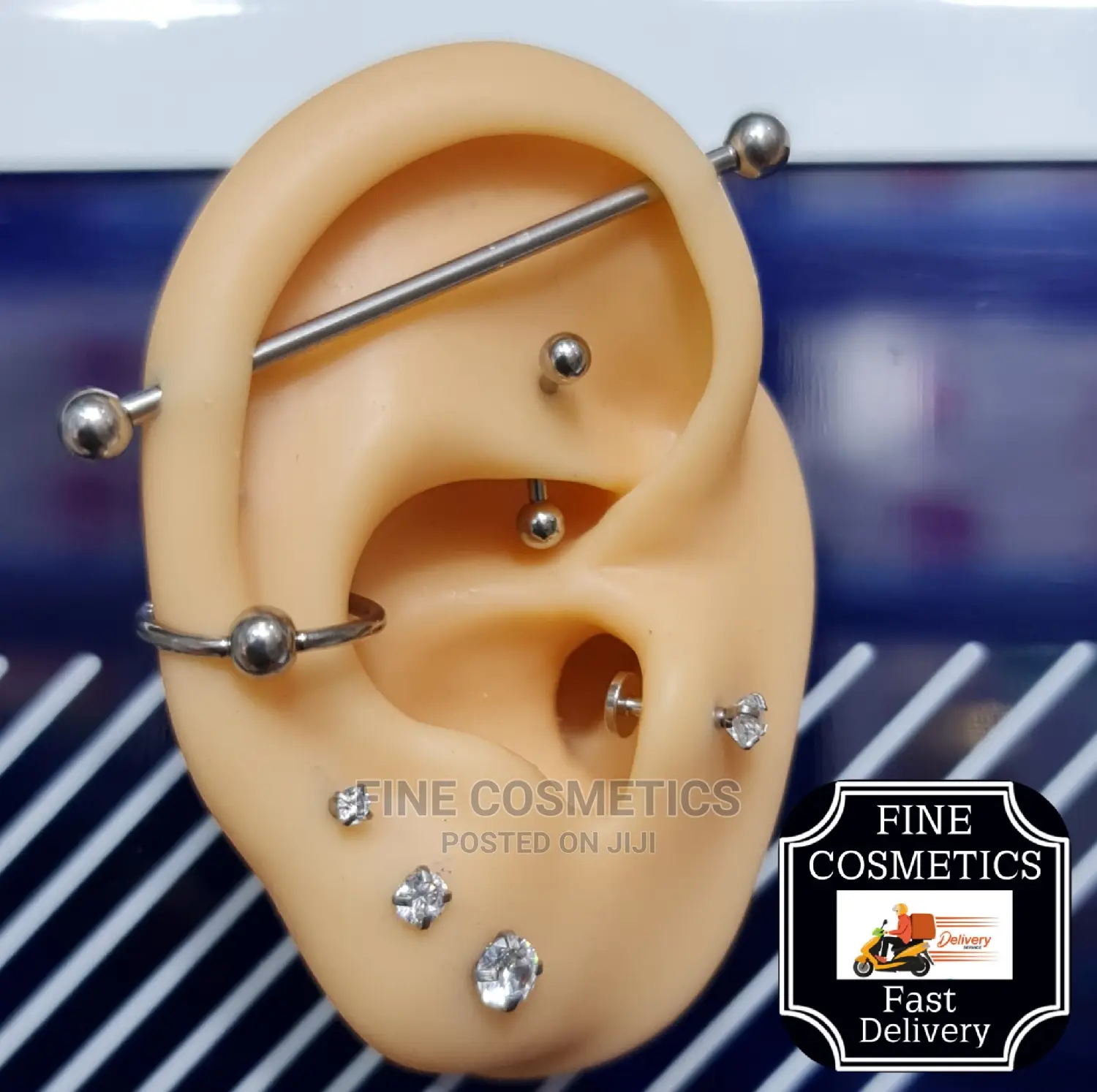 1pc Hot Selling Silver Plated Sparkling Earrings for Women