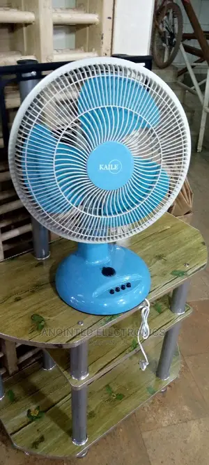 Table Fan Blue