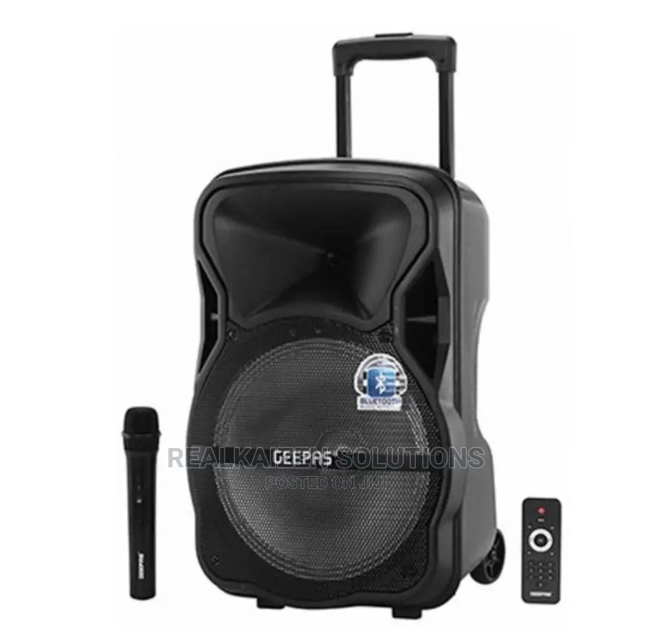 Geepas Bluetooth Portable Rechargeable Professional Speaker