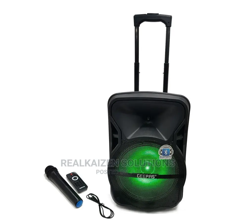 Geepas Bluetooth Portable Rechargeable Professional Speaker