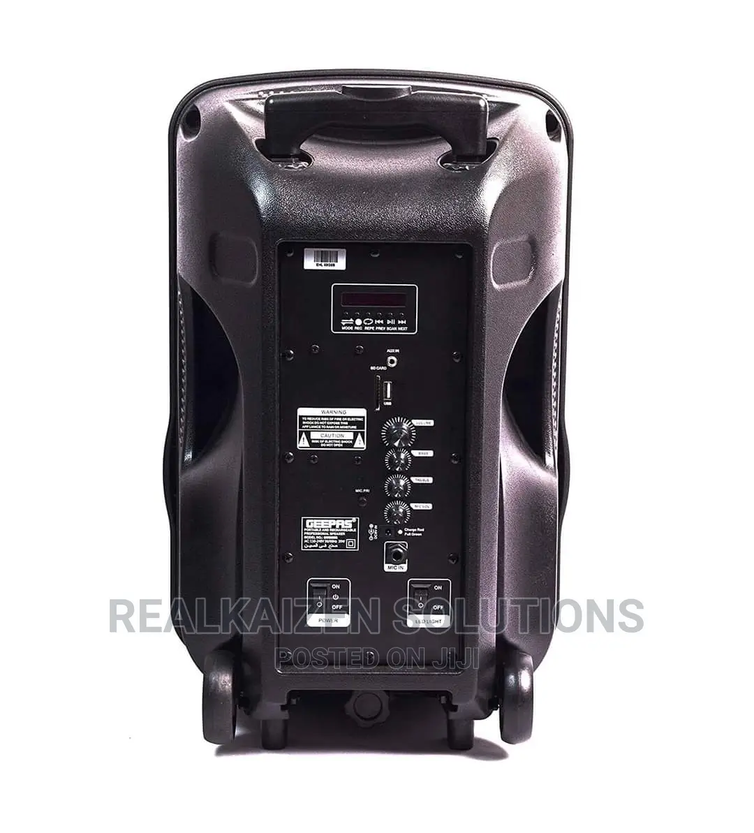 Geepas Bluetooth Portable Rechargeable Professional Speaker
