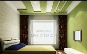 Photo - Gypsum Tv Units, Gypsum Ceiling and Painting.