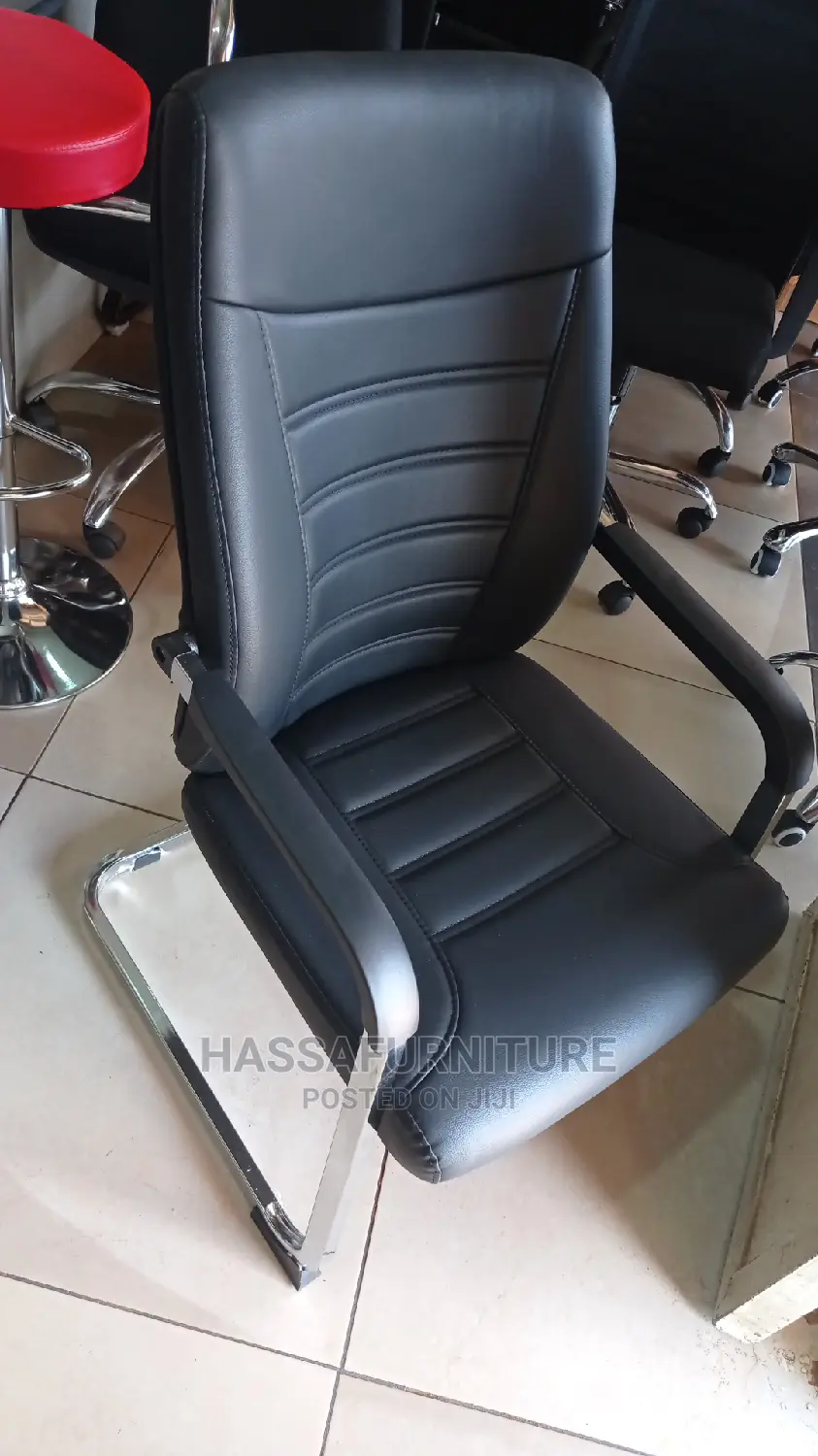 Leather Waiting Chair Brand New