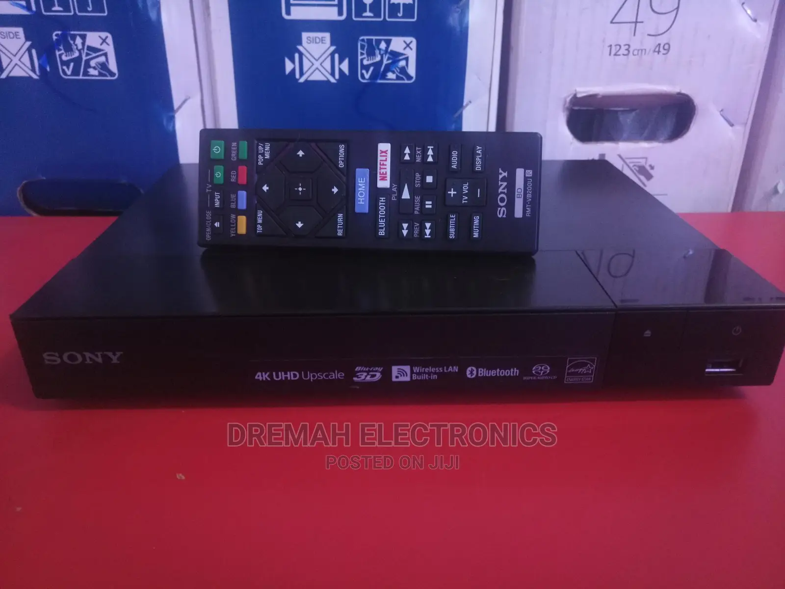 4K ULTRA HD, Blu Ray 3D Smart Wireless Wifi With Bluetooth DVD Player