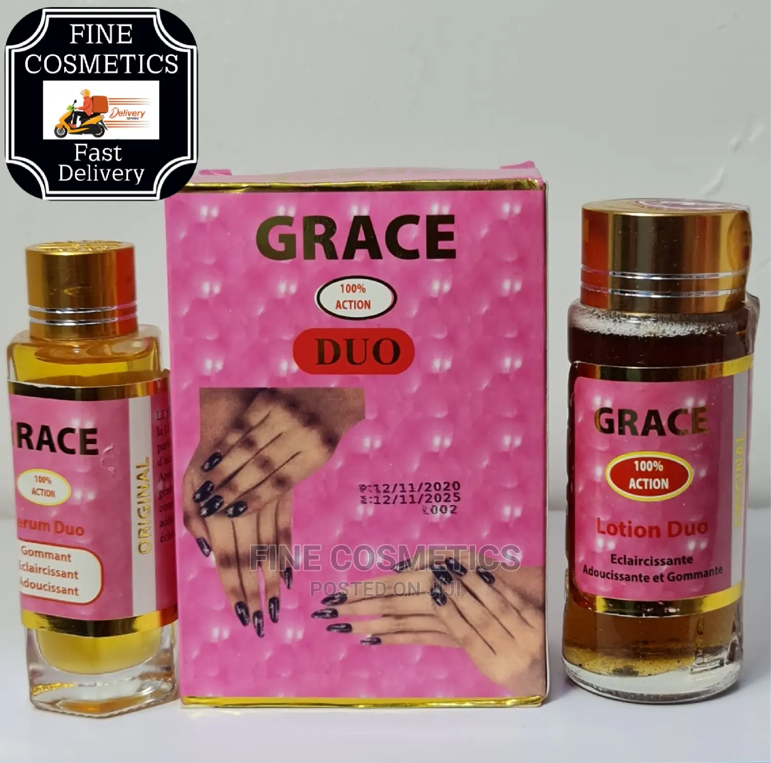 Original Grace Duo Serum for Sturbon Dark Knuckles and Spots