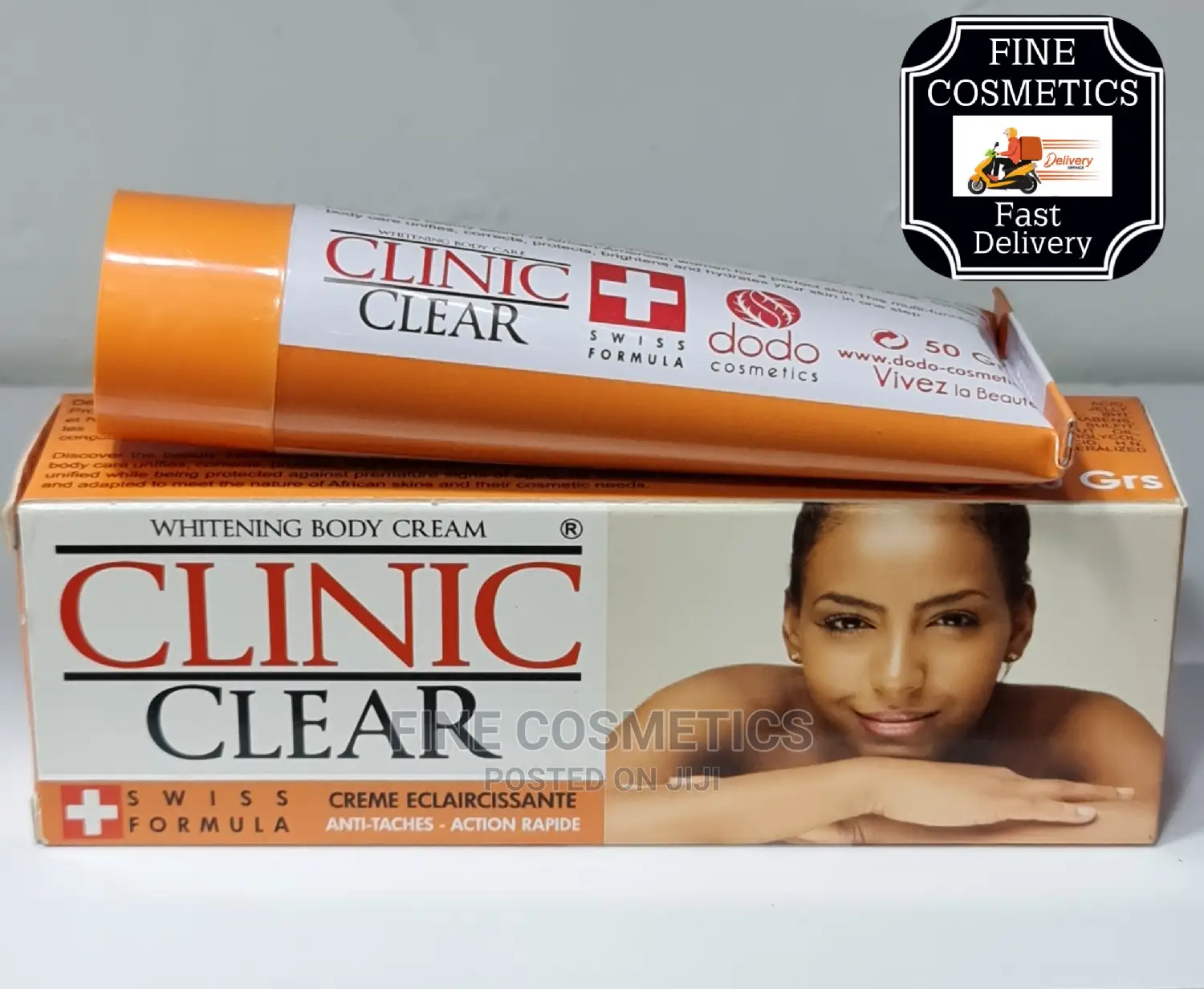 CLINIC CLEAR Whitening Body Cream Tube Antispot Rapid Action