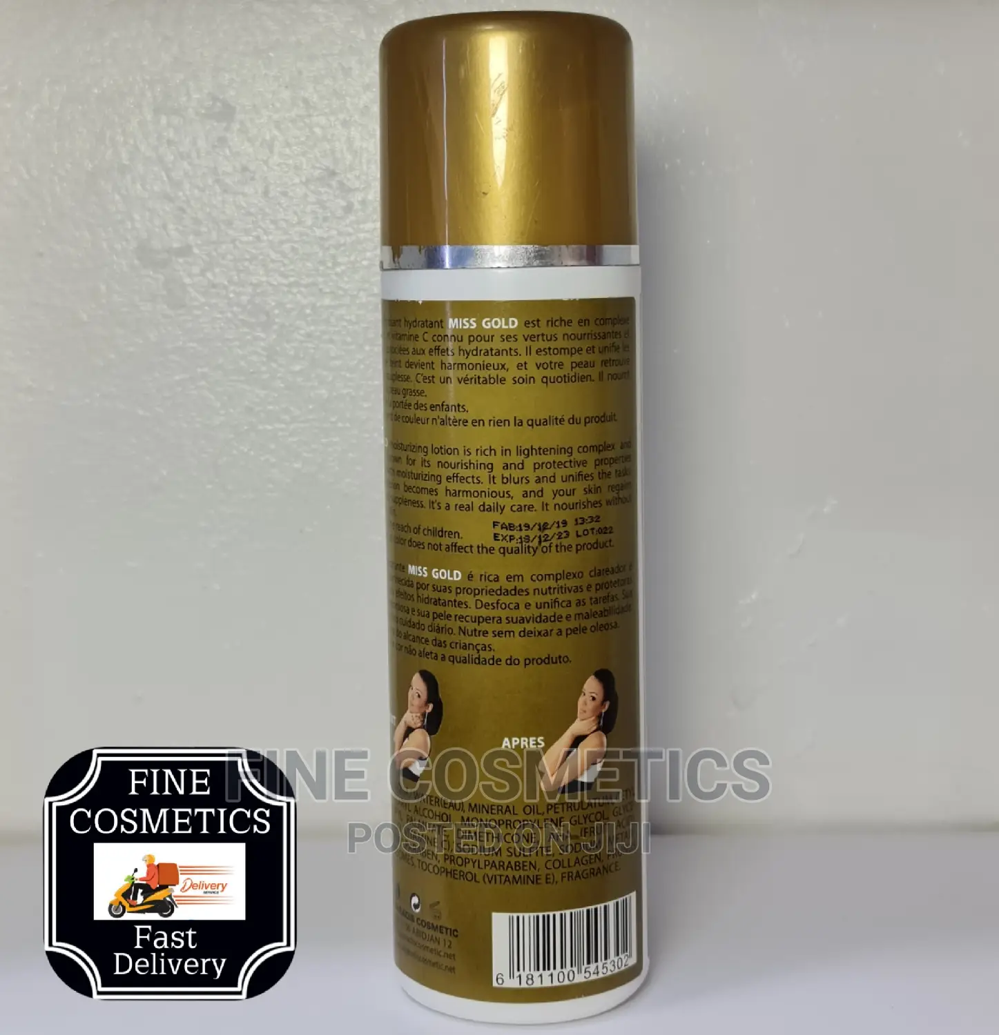 MISS GOLD Lotion 7days Clarifying Beauty Body Lotion