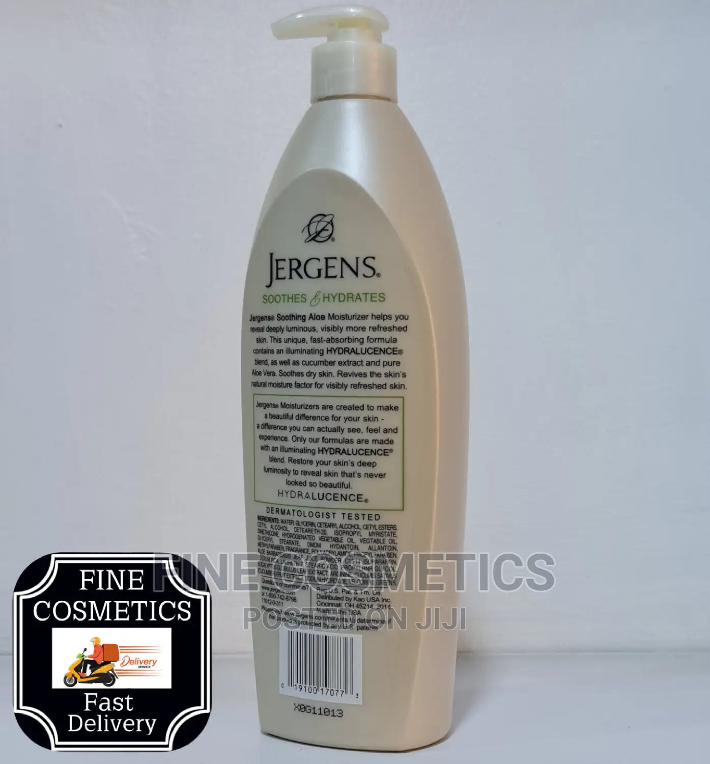 ORIGINAL Jergens Soothing Aloe Body Lotion 600ml