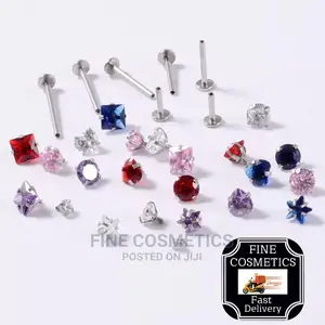 1pair New Hot Selling Earring Stud Internal Threaded Barbell